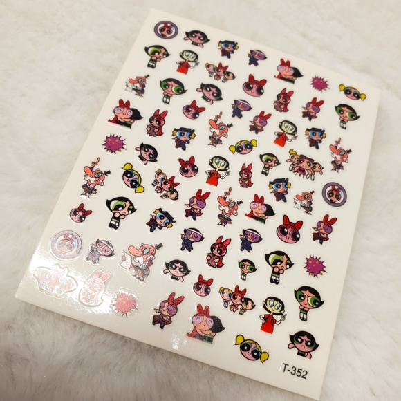 powerpuff girls Other - ✨️New Powerpuff girls nail decal sheet